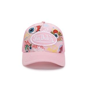 von dutch pink jax all over truck hat